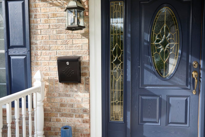 Architectural Mailboxes Bordeauxâ„¢ Locking, Wall-Mounted Mailbox for Outside, Decorative Metal Galvanized Steel Medium Mail Box with Lock and Key Drop Box, Rubbed Bronze - Image 5